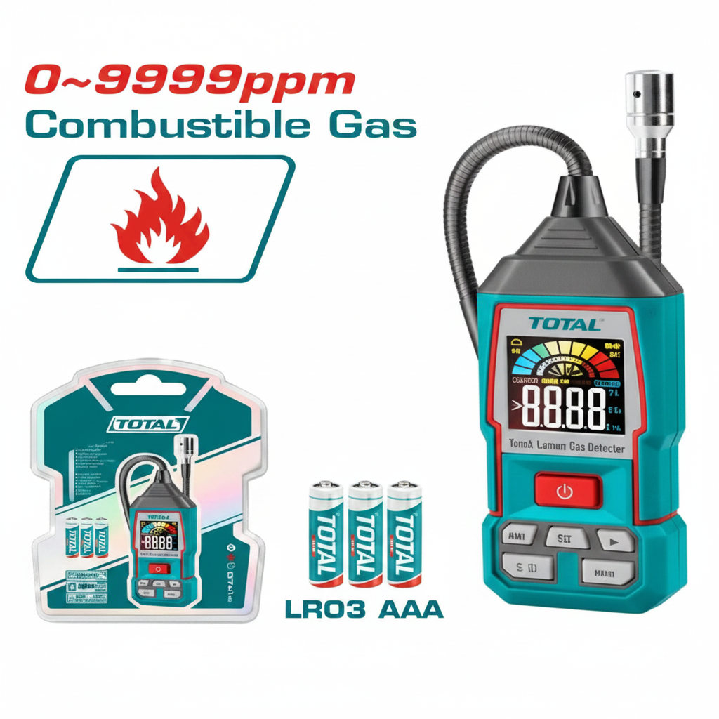 TETGA031 Digital Combustible Gas Detector with 450mm Flexible Probe – Buy in Karachi