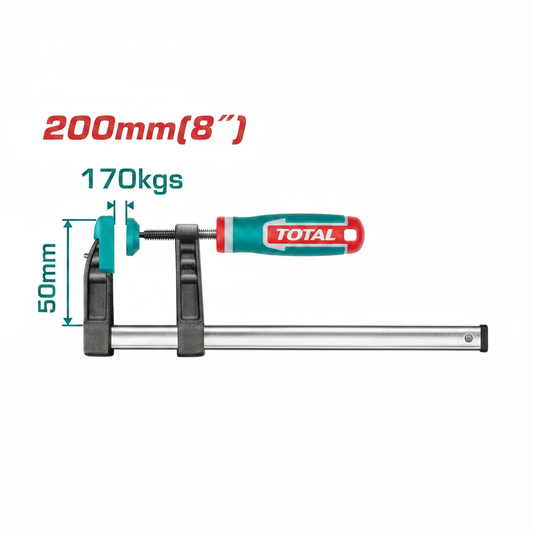 F Clamp THT1320502 Heavy Duty 50x200mm Steel Bar Clamp – Buy in Karachi | Offers Wala