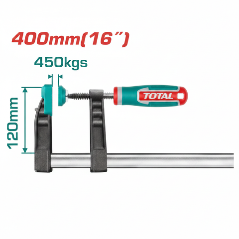 F Clamp THT1321202 120x400mm 450KG Heavy Duty Woodworking Clamp – Buy in Karachi