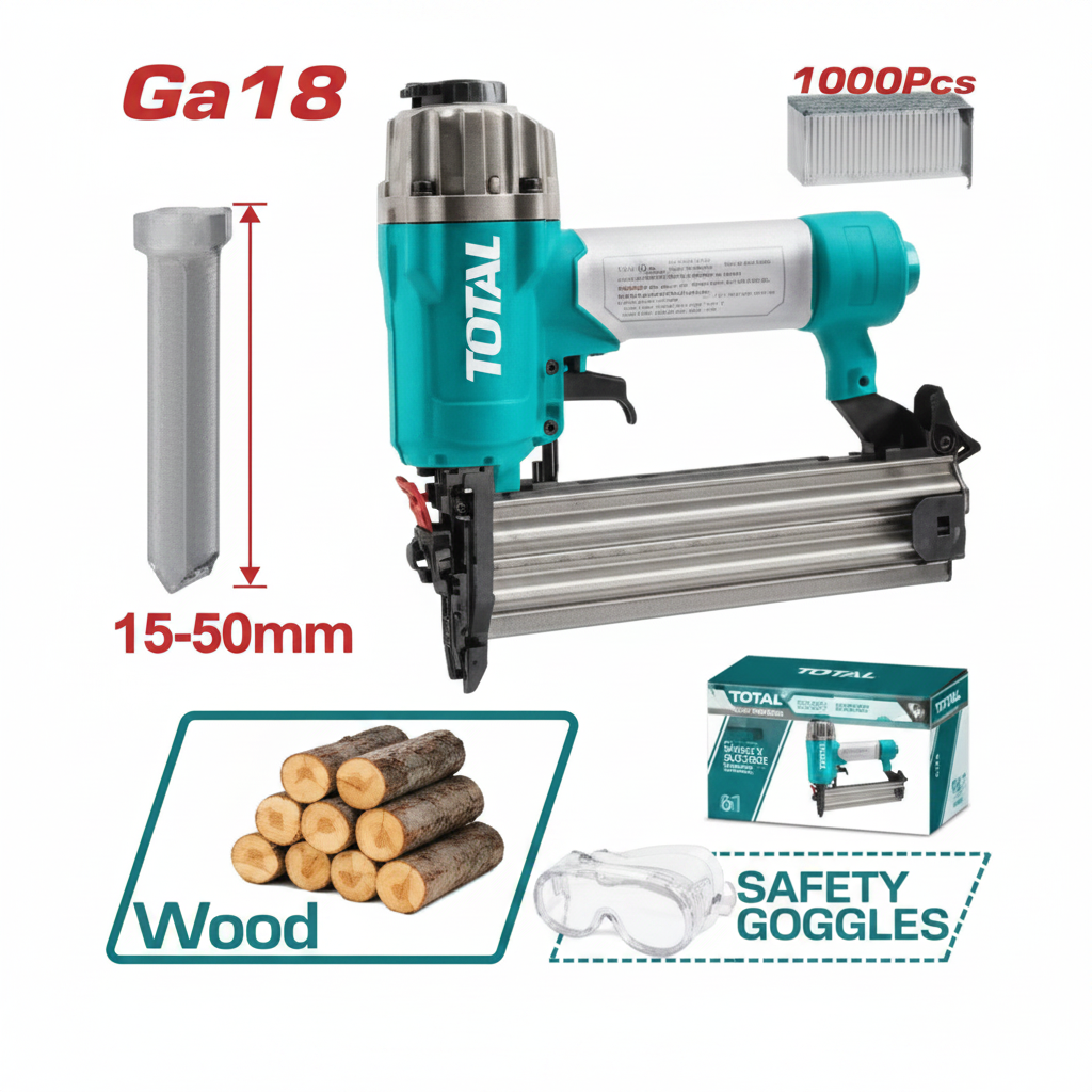 TOTAL 18-Gauge Pneumatic Brad Nailer TAT83501 – Air Nail Gun Price in Karachi Pakistan