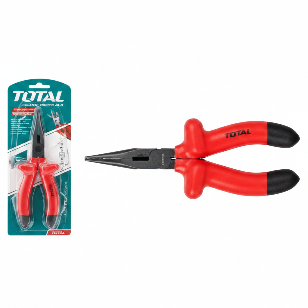 TOTAL Insulated Long Nose Plier THTIP381 1000V VDE Electrician Plier – Buy in Karachi Pakistan