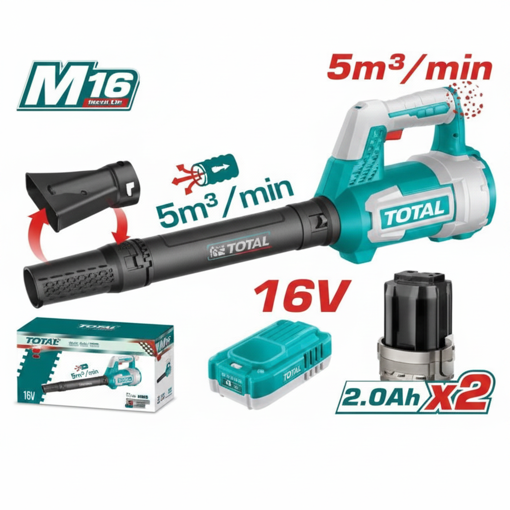 16V Cordless Leaf & Dust Blower TABLI168082 – Powerful Lightweight Blower for Home & Garden Use | Buy Online in Karachi at Offers Wala