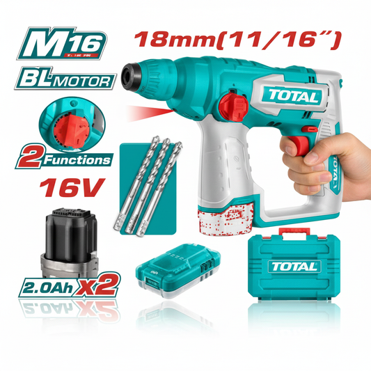 16V Cordless Rotary Hammer Drill TRHLI16168 - Buy Online in Karachi | Offers Wala