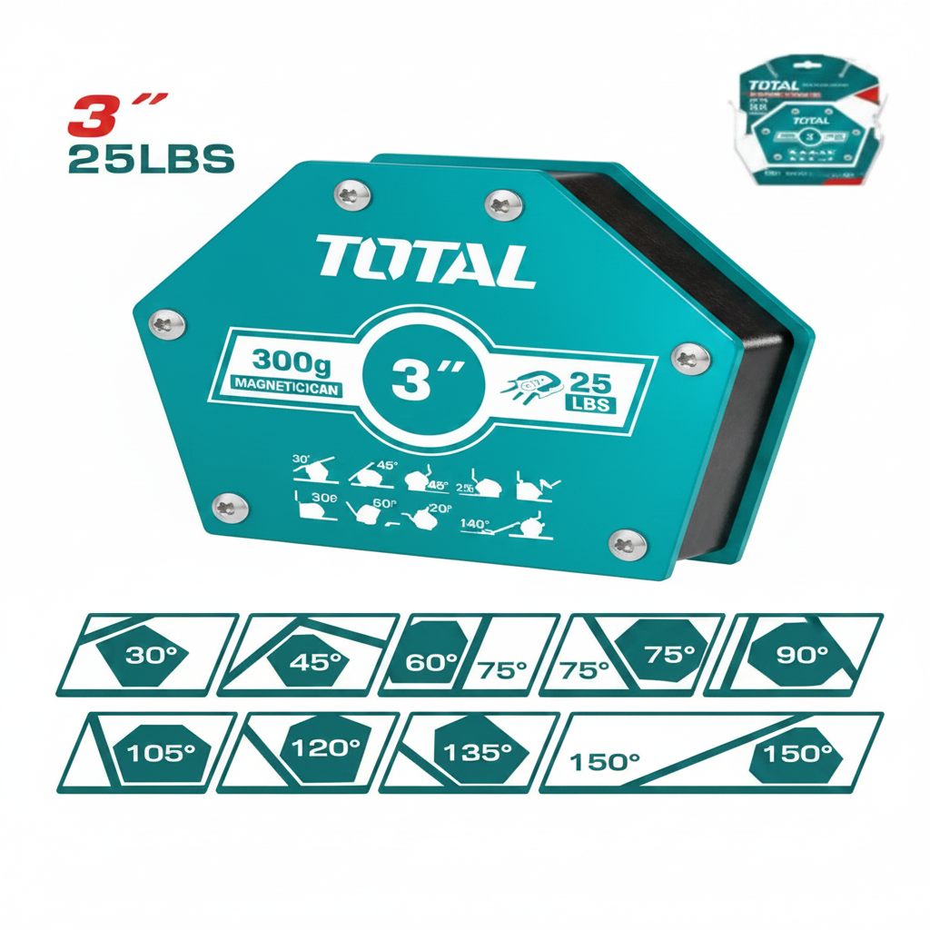 TOTAL Multi-Angle Magnetic Welding Holder 3" 25 LBS – Buy Online in Karachi | Offers Wala