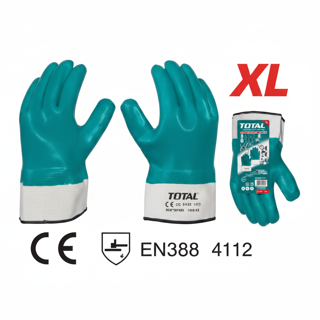 Nitrile Gloves TSP12105 Heavy Duty Oil-Resistant Safety Gloves XL Size 10 – Buy in Karachi