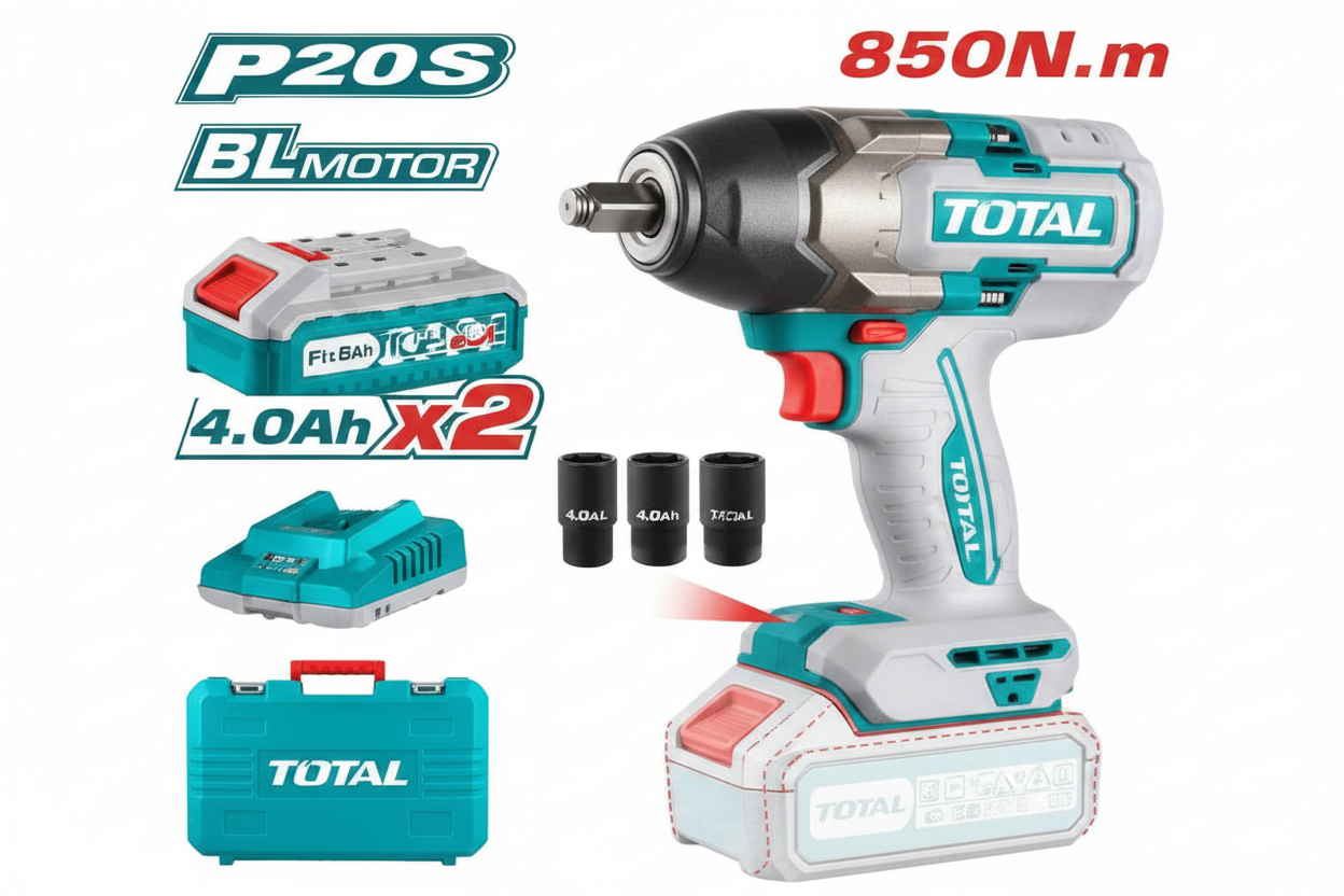 20V Brushless Cordless Impact Wrench 1000Nm TIWLI2085 – Buy Online in Karachi | Best Price Power Tools Pakistan