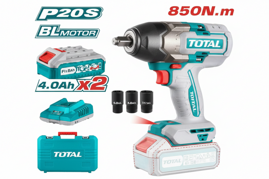 20V Brushless Cordless Impact Wrench 1000Nm TIWLI2085 – Buy Online in Karachi | Best Price Power Tools Pakistan