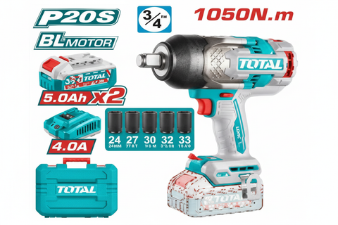 TOTAL P20S Brushless Impact Wrench 20V 3/4 Inch – Buy Online in Karachi | Offers Wala