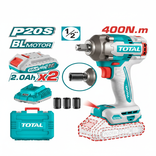 TOSAN 20V Brushless Cordless Impact Wrench TIWLI2040 – Buy Online in Karachi, Pakistan | Best Price & Fast Delivery