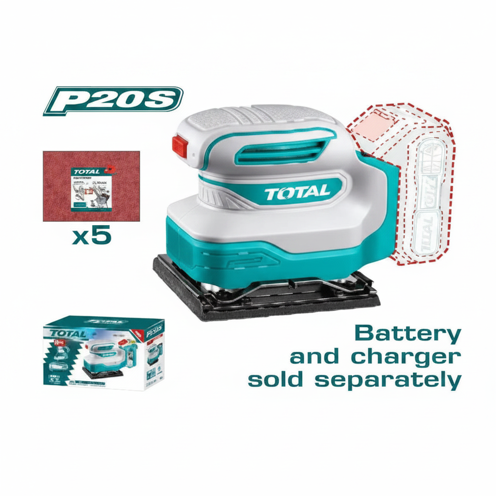 TOTAL Cordless Sheet Sander TSHSLI2014 – Buy Online in Karachi | Best Price at Offers Wala
