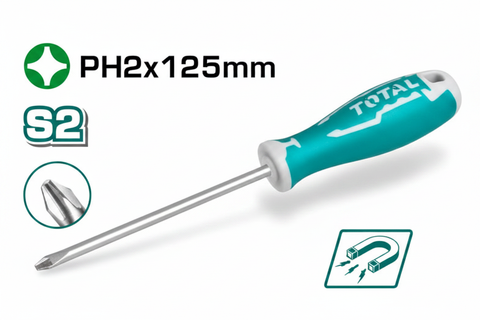 Phillips PH2 Screwdriver THT26PH2125 – S2 Steel 125mm Professional Screwdriver in Karachi