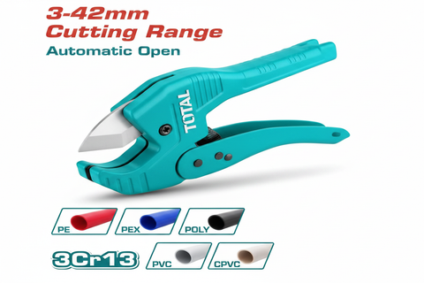 THT53422 PVC Pipe Cutter 3-42mm Aluminum Body – Professional Plumbing Tool | Karachi