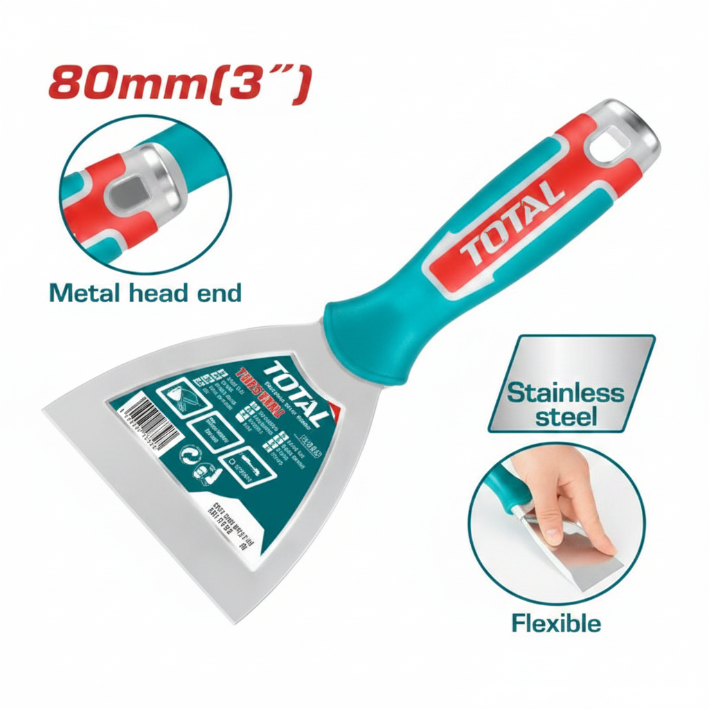 Putty Trowel THT83806 Stainless Steel 75mm for Wall Finishing in Karachi