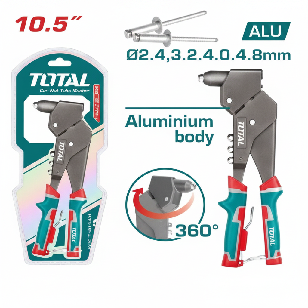 TOTAL THT32106 360° Swivel Head Hand Riveter – Heavy Duty Rivet Gun | Buy Hand Tools in Karachi