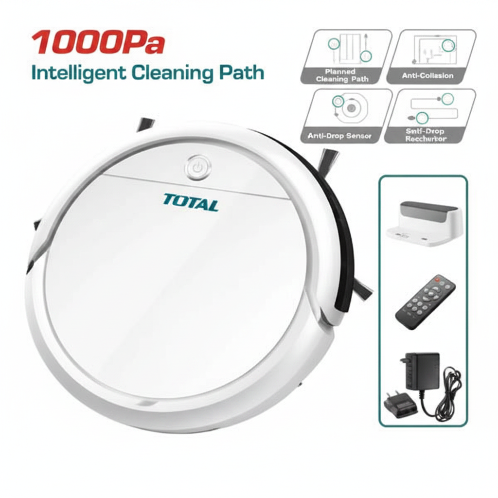 Robot Vacuum Cleaner Gyroscope Style 1000Pa – Buy Online in Karachi | Offers Wala