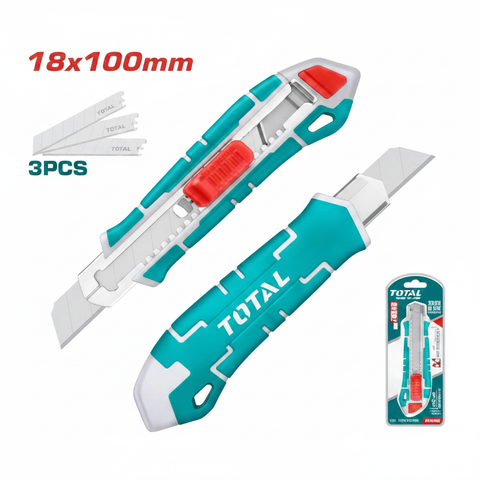 TOTAL SK4 Utility Knife with 3 Blades – Heavy Duty Box Cutter | Buy in Karachi, Pakistan