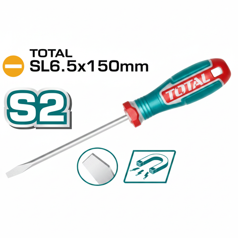 TSDSL6150 Magnetic Slotted Screwdriver SL6.5x150mm S2 Steel – Buy in Karachi