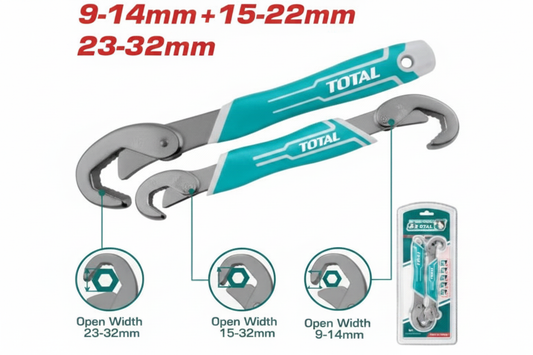 Double Single Open End Wrench Set TBWS09328 – chrome plated open end wrench 9-32mm available in Karachi