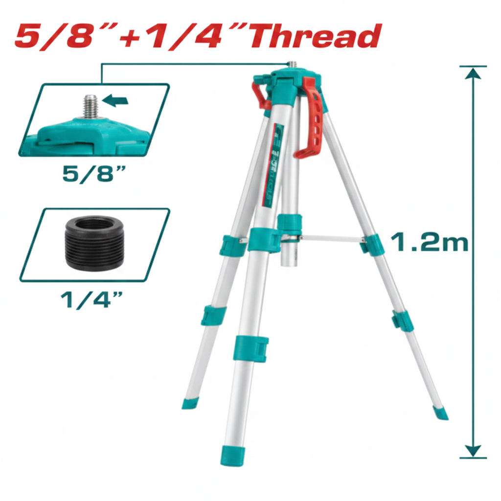 TLLT01152 Aluminum Laser Level Tripod 1.2m – Buy in Karachi | Offers Wala