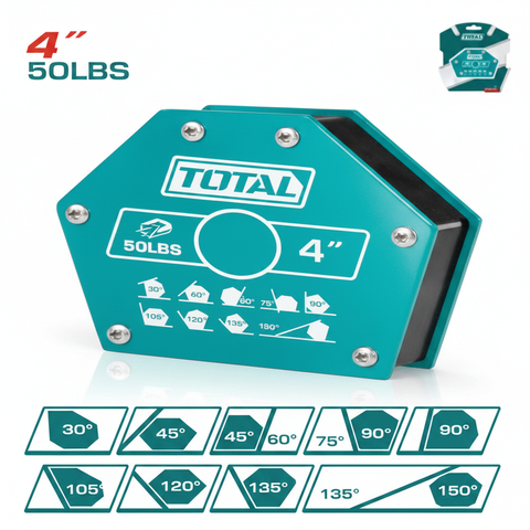 TOTAL Multi-Angle Magnetic Welding Holder 4" 50 Lbs – Buy Online in Karachi