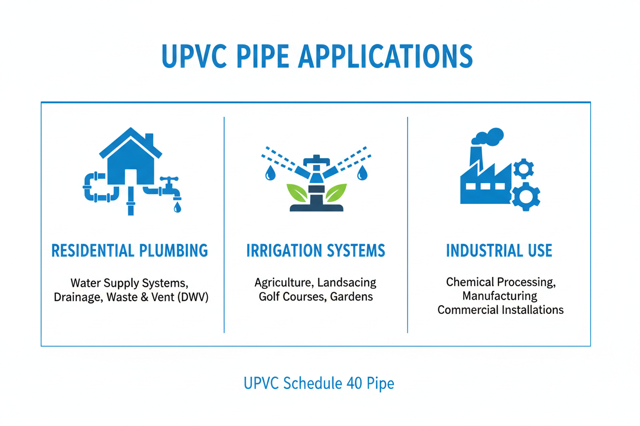 UPVC Pipe Applications