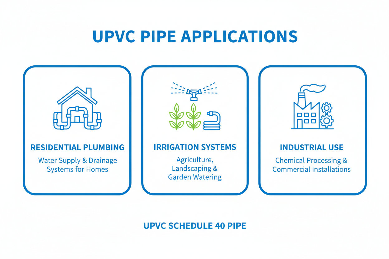 UPVC Pipe Applications