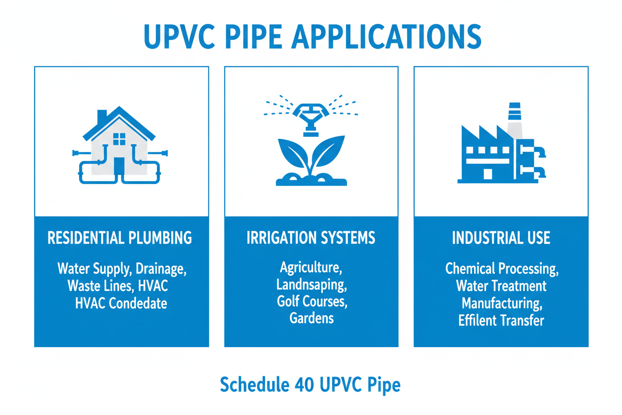 UPVC Pipe Applications