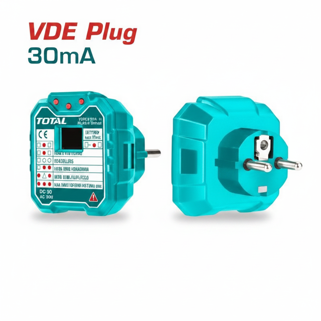 Socket Tester TESST30002 VDE Plug RCD Wiring Fault Detector – Buy in Karachi