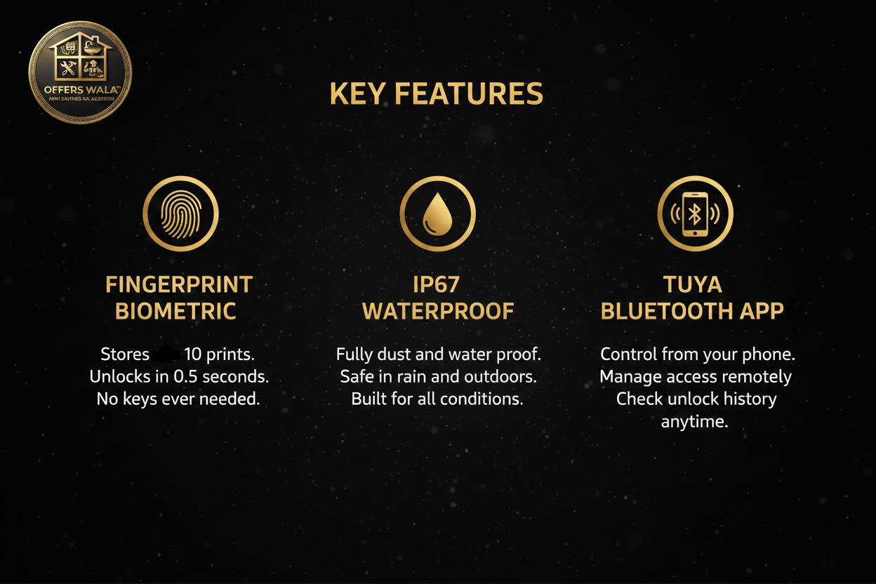 Verona Smart PadLock Features