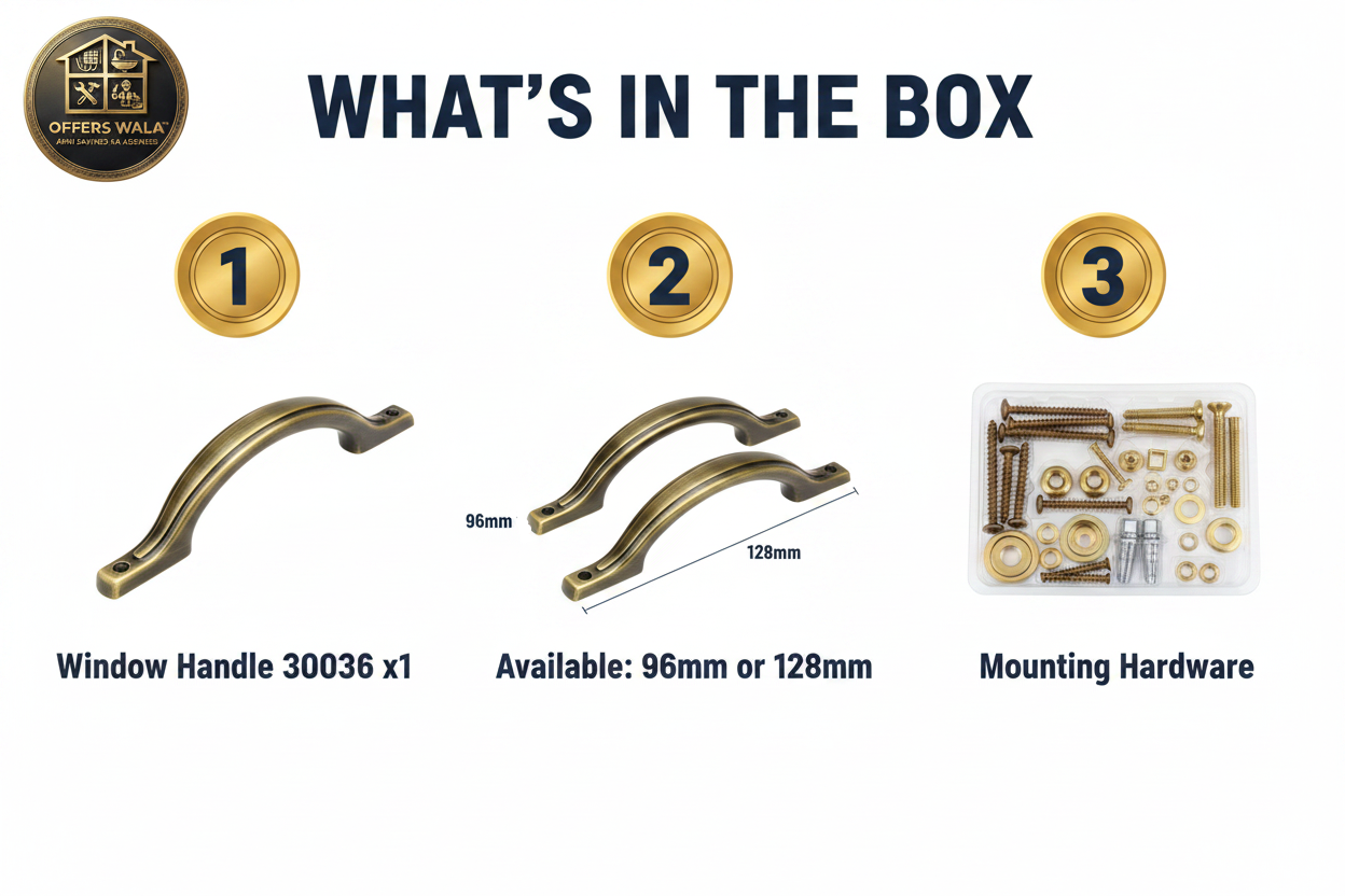 Verona Window Handle 30036 – What's in the Box