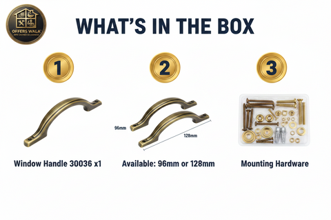 Verona Window Handle 30036 – What's in the Box
