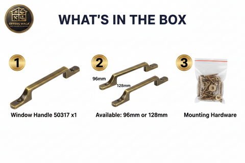 Verona Window Handle 50317 – What's in the Box