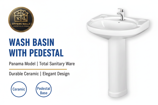 Wash Basin with Pedestal — Panama Model