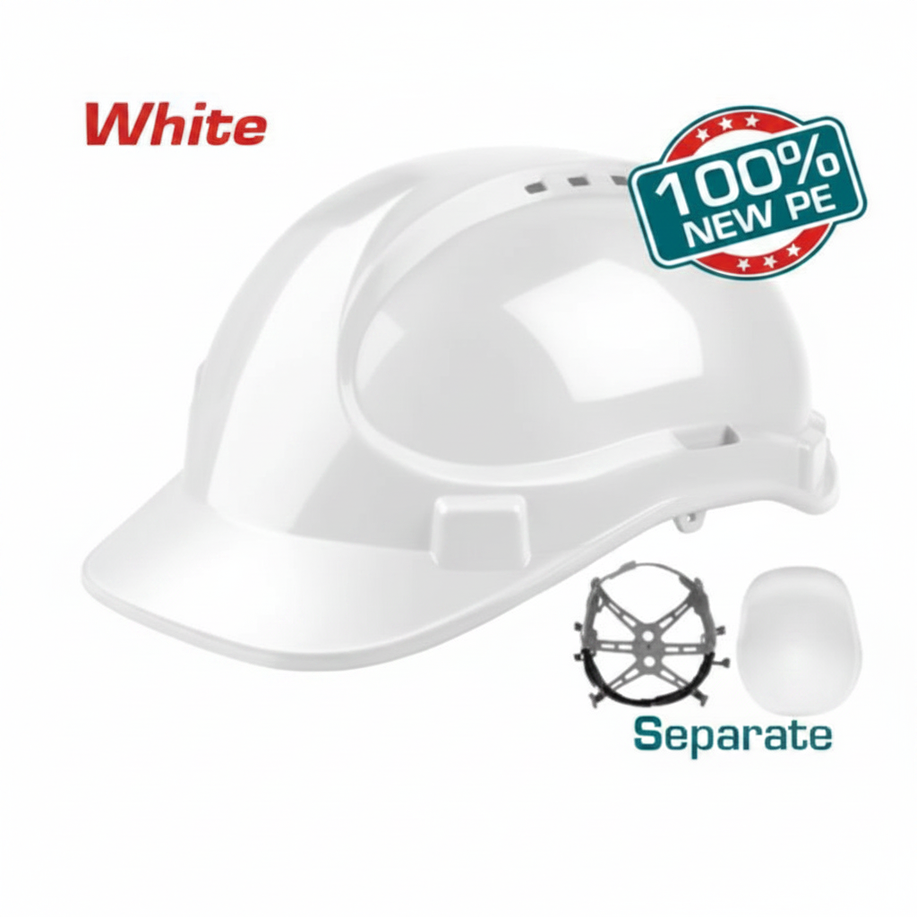 Safety Helmet TSP2609 Industrial Hard Hat White 8-Point Suspension Buy in Karachi Pakistan