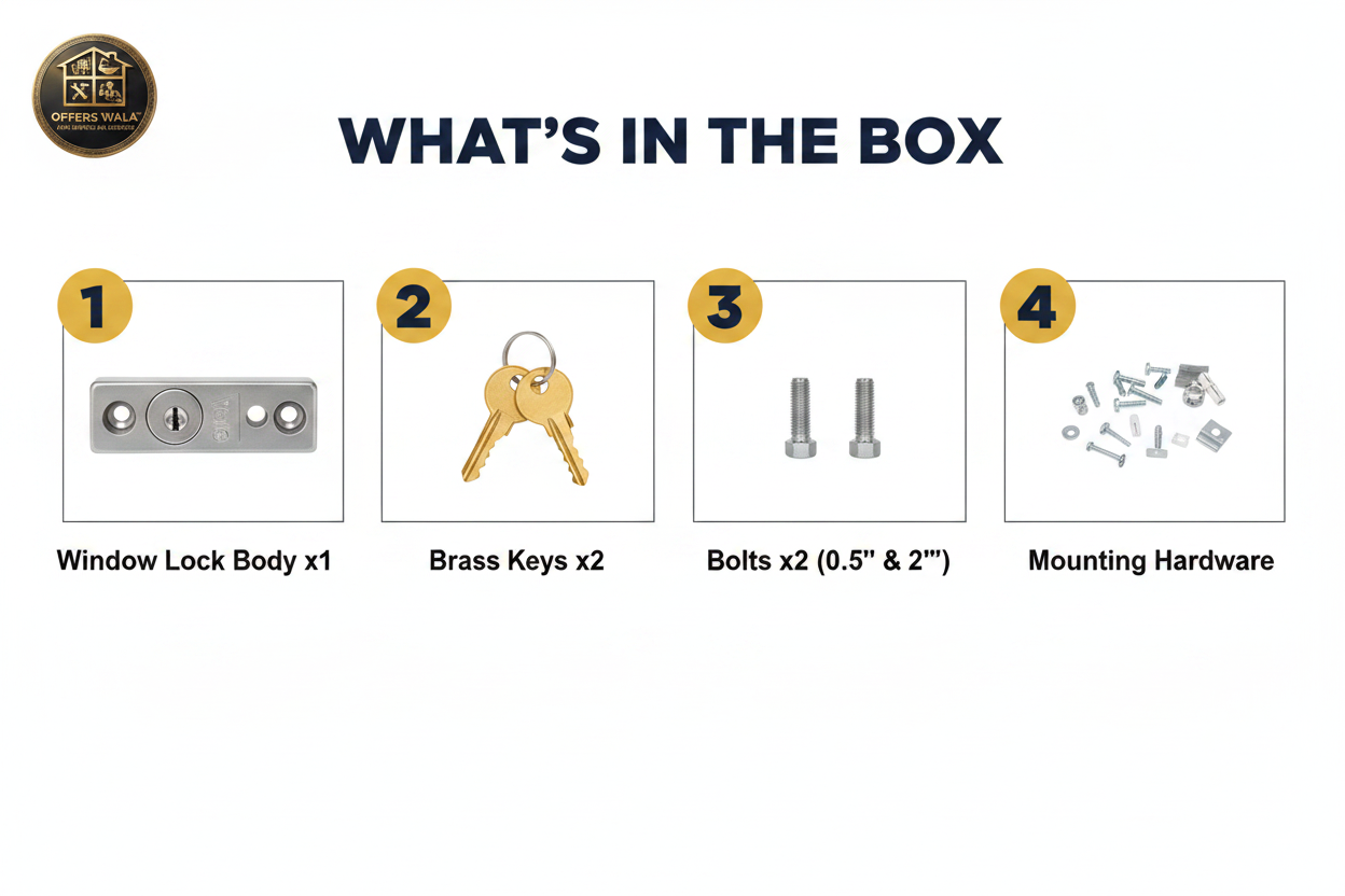 Yale Window Lock – What's in the Box