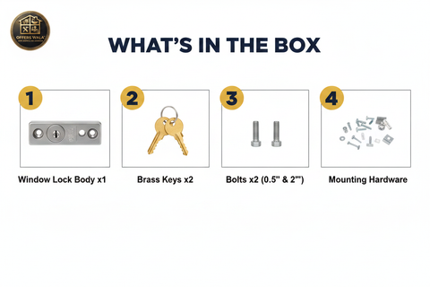 Yale Window Lock – What's in the Box