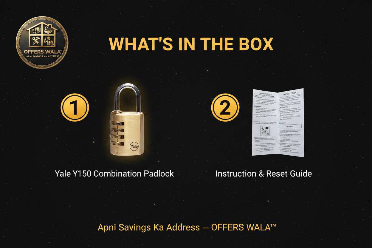 Yale Y150 What's in the Box