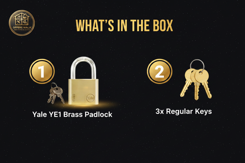 Yale YE1 What's in the Box